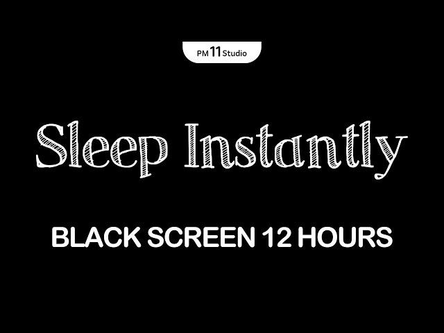 SLEEP Instantly Within 5 Minutes | Sleep Music for Relaxing, Deep Sleep | Black Screen