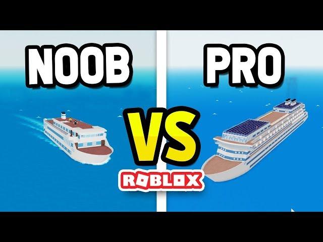 ROBLOX NOOB vs PRO in CRUISE SHIP TYCOON