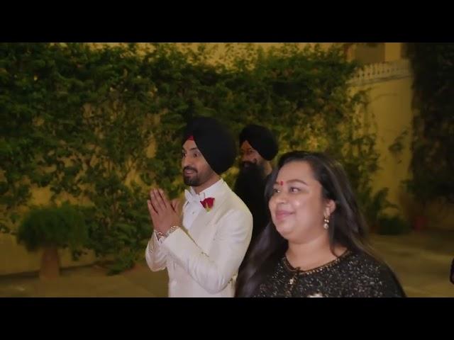 Diljit Dosanjh Receives Royal Welcome in Jaipur, Hosted by Princess Diya Kumari”