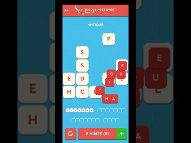 Wordbrain 2 Middle Ages Event May 20 2021 | Wordbrain 2 Middle Ages Event Day 13 Answers