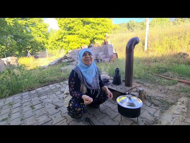 BABAMIN VERDİĞİ BAKIR HARANLIDA SÜT PİŞİRDİM | Yakup’la İlaçlama | Köy İşleri | Doğal köy hayatı