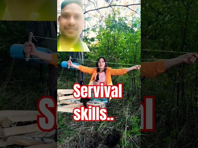 Survival Skills: The Best Ways To NOT Die In The Wilderness! #camping #bushcraft #shorts @MrBeast