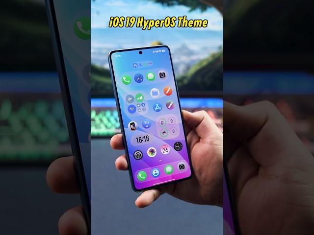 Get iOS 19 Look on Xiaomi Phones NEW THEME