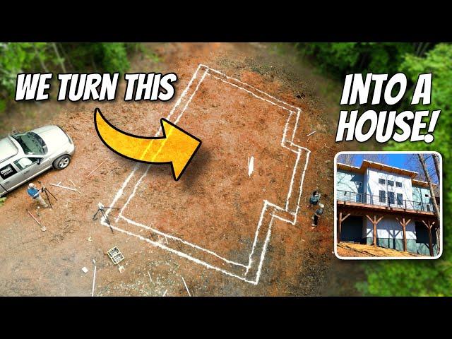 Watch This Before Building On A Slope! Complete Construction of Mountain Home!