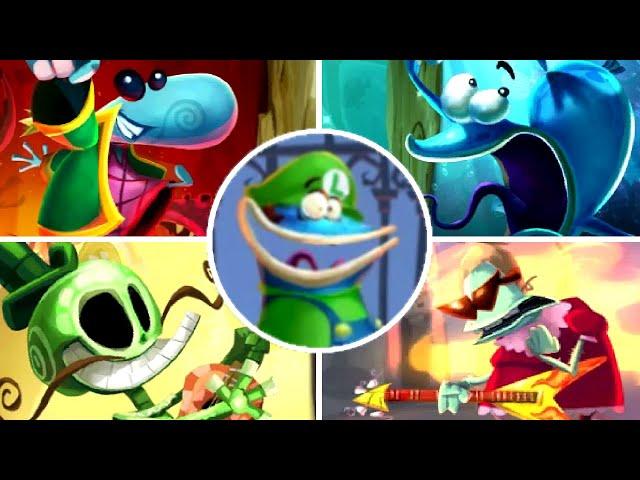 Rayman Legends Definitive Edition - All Music Levels with Luigi Globox