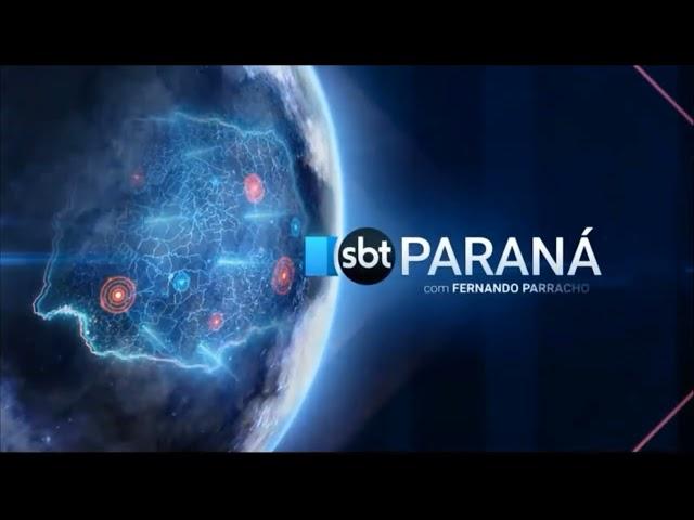 Vinheta Completa do SBT Paraná com Fernando Parracho (2023 Atual) (60fps)