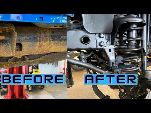 How to Undercoat a Jeep Wrangler Frame or Truck ***SMOOTH FINISH***