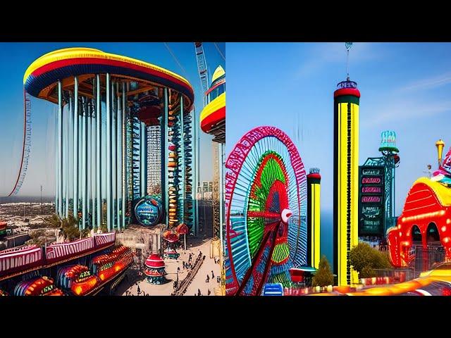 6 Most Dangerous Amusement Rides In The World || Moj World