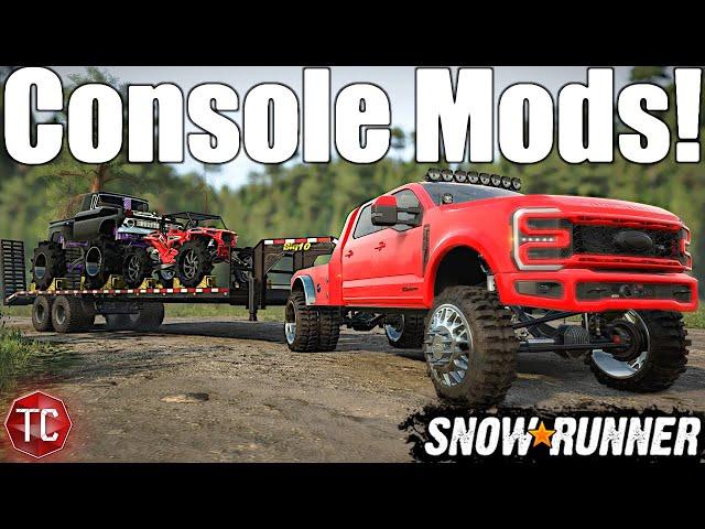 SnowRunner: CONSOLE MODS in 2024! BEST New Tow Rig!? (Xbox/PS4/PS5/PC Gameplay)