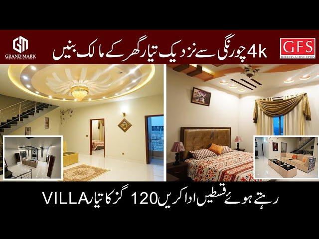 HOUSE ON INSTALLMENTS IN KARACHI | 120 SQ YARDS | NORTH TOWN VILLAS | GFS BUILDERS | SURJANI TOWN