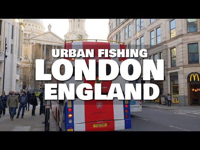 Winter Urban Fishing in London England for ANYTHING that will bite!