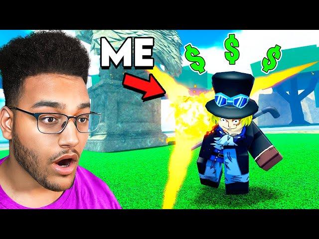 I Awakened 0.1% Flame V2 in One Piece Roblox