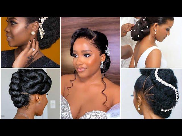 Breathtaking wedding hairstyles for African Brides