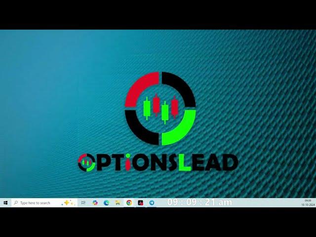 Optionslead's Live - Live trading session on 18.10.2024