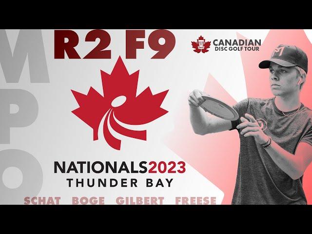 CDGT 6 | 2023 Canadian Nationals | MPO Round 2 Front 9 |  Schat, Boge, Gilbert, Freese