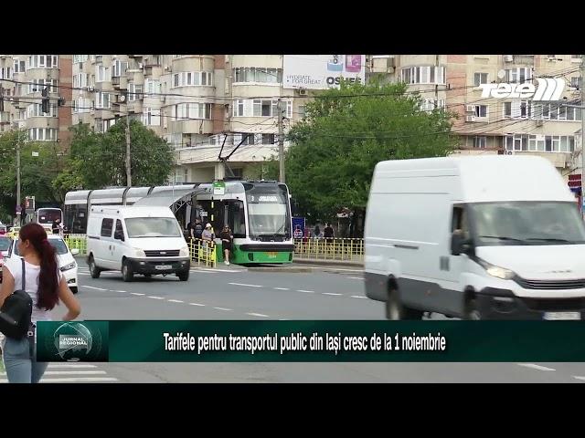 Tarifele pentru transportul public din Iași cresc de la 1 noiembrie