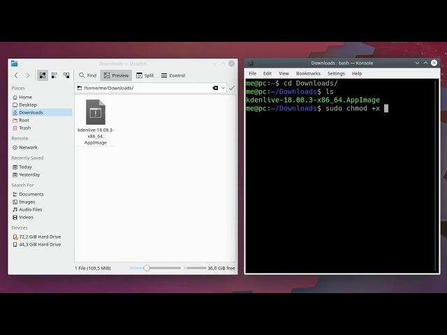 Make a file executable in Linux