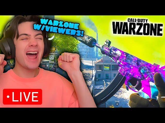 PLAYING WARZONE W VIEWERS TODAY