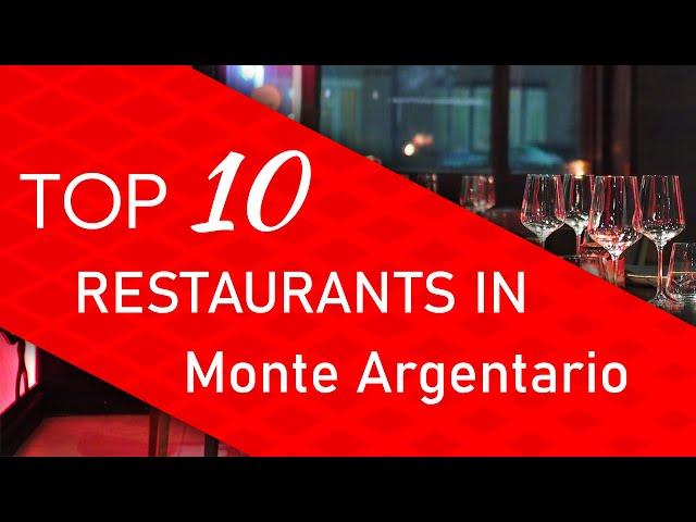 Top 10 best Restaurants in Monte Argentario, Italy