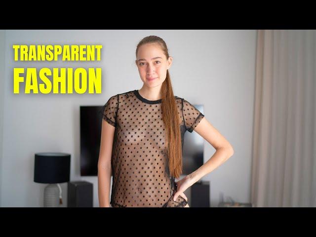 [4K] Transparent Try On Haul | Get Ready With Me (2024)