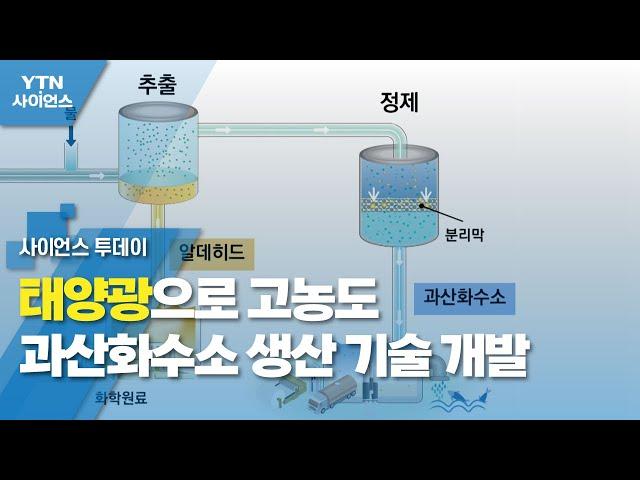 태양광으로 고농도 과산화수소 생산 기술 개발 / YTN 사이언스