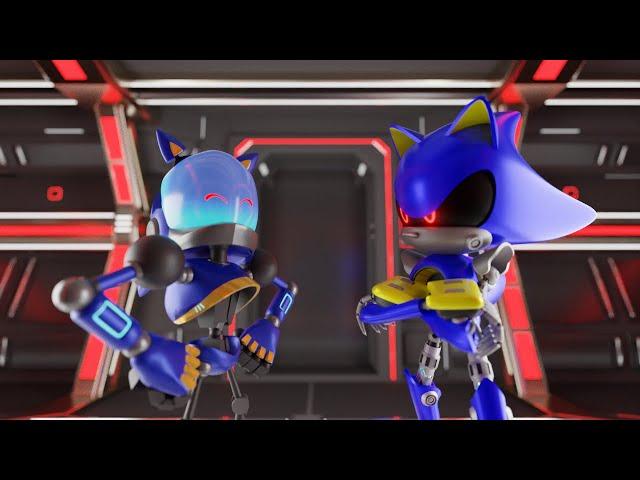 Chaos Sonic meets Metal Sonic | Animation