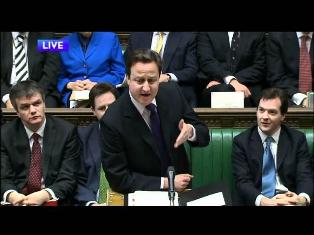 Cameron vs Miliband - "You knifed your brother in the back!" - PMQ's 09/03/11 [HD]