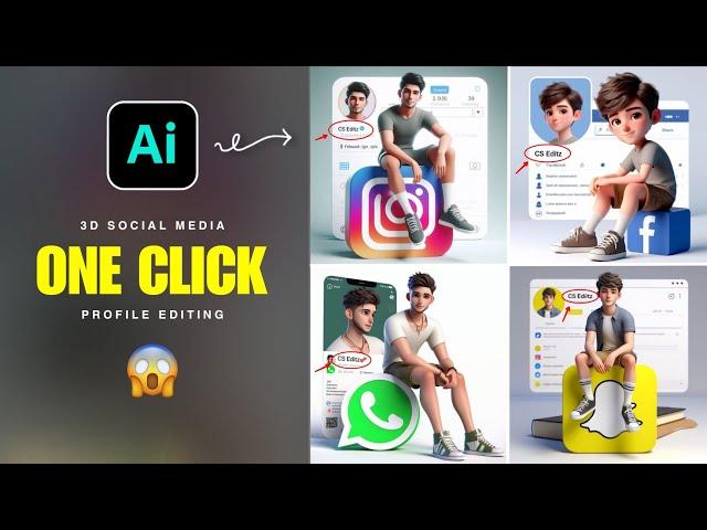 New Trending 3D AI Social Media Profile Name Photo Editing | Viral Photo Editing | Bing Ai Image