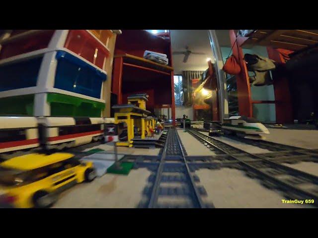 Travel 7 Laps around massive LEGO Garden Train Set