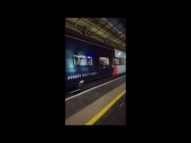 Avanti West Coast Class 390 Pendolino Arriving and Departing from Preston Lancs