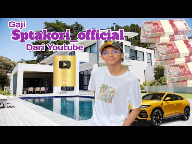 Terbaru, Gaji Sptakori official dari YouTube 