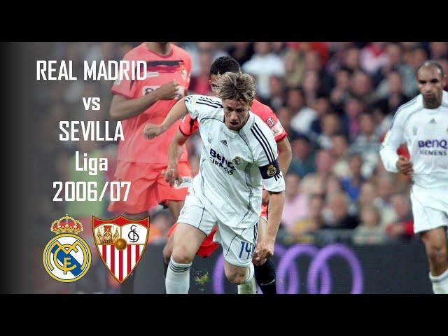 Real Madrid vs Sevilla - Liga 1ª División 2006-2007Jornada 33 - full match