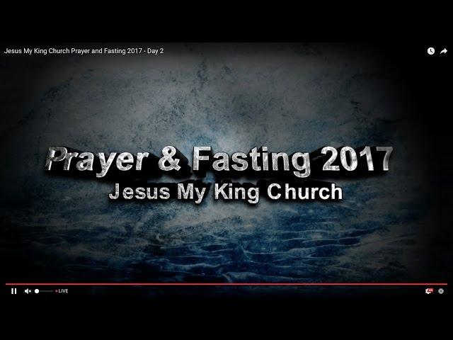 Fasting and Prayer: Day 2 - Prophecy 2017 - Beware of Satanic Deception. 1/2