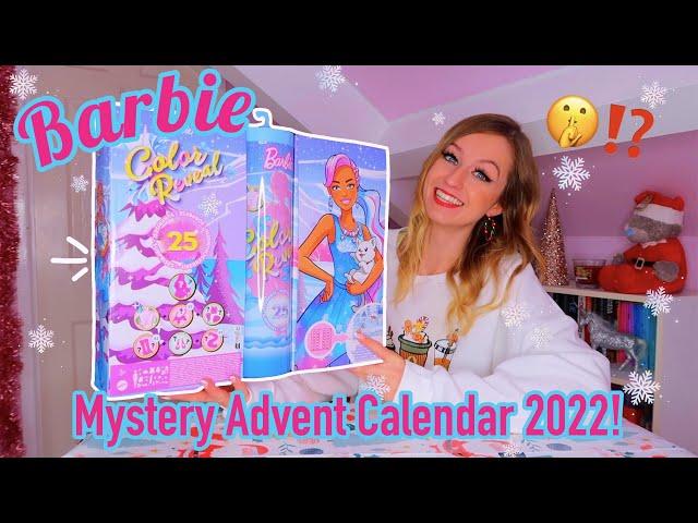 ASMR UNBOXING THE *NEW* MYSTERY WATER REVEAL BARBIE ADVENT CALENDAR 2022! (24 MYSTERY BOXES!)