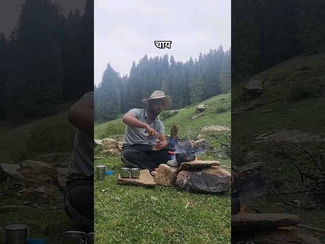 Chai or pahad #chai #mountains #travel #campping