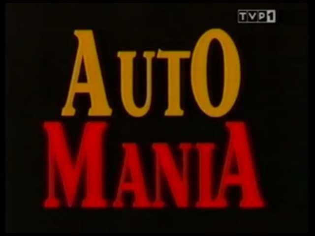 Czołówka programu Auto Mania z lat 90-tych.