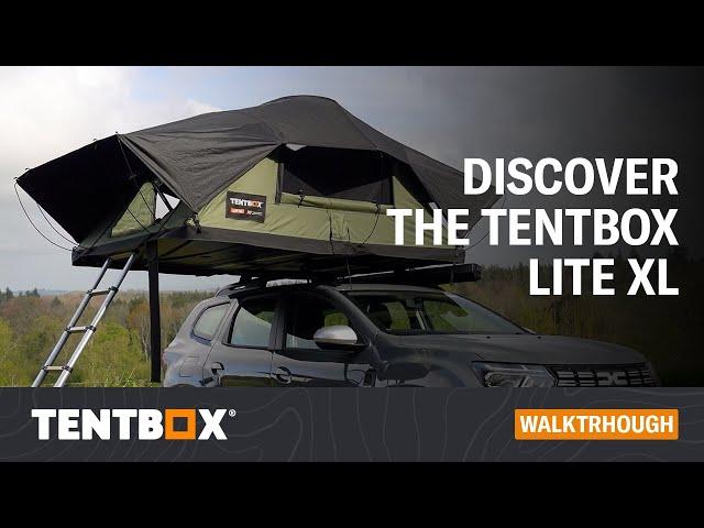 Discover the TentBox Lite XL Roof Tent