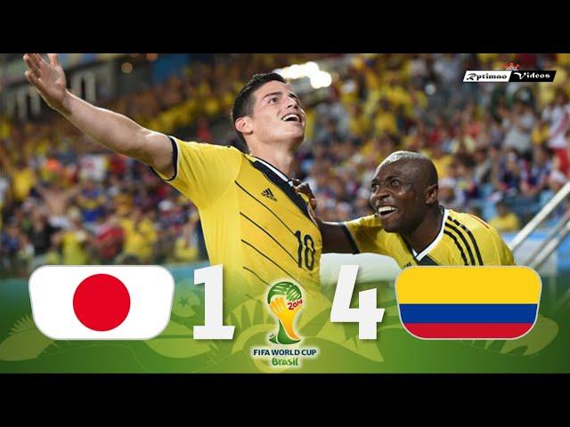 Japan 1 x 4 Colombia ● 2014 World Cup Extended Goals & Highlights HD