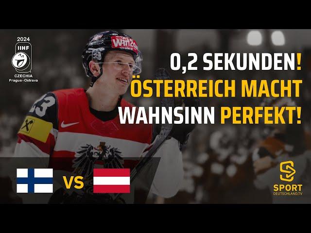 Buzzerbeater: Nur 0,2 Sek. vor Schluss! Österreich vs. Finnland | SDTV Eishockey