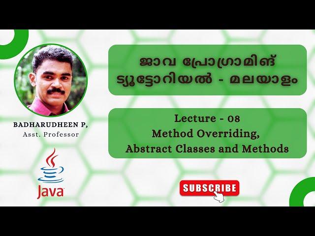 08 - Method Overriding, Abstract Classes and Methods