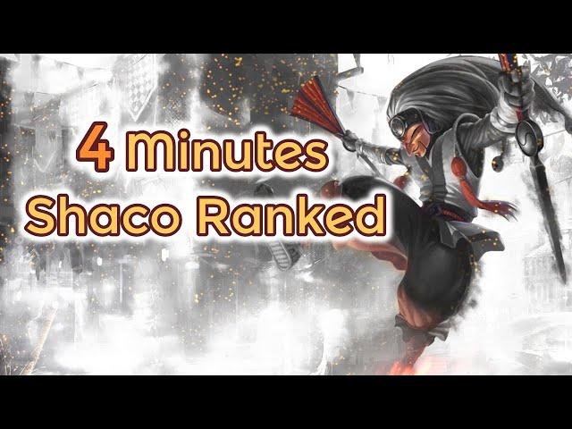 Winning a Ranked in 4 Minutes as Shaco!