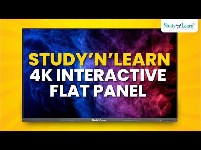 Studynlearn Interactive Flat Panel - Best Digital Board For Classroom - Smartboard For Teaching