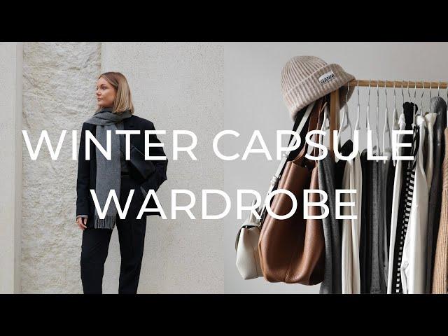 WINTER CAPSULE WARDROBE 2022 | 30 PIECES & OUTFIT IDEAS