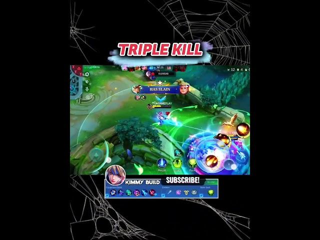 EASY TRIPLE KILL!! 1 HIT KIMMY BUILD ~ MLBB KIMMY