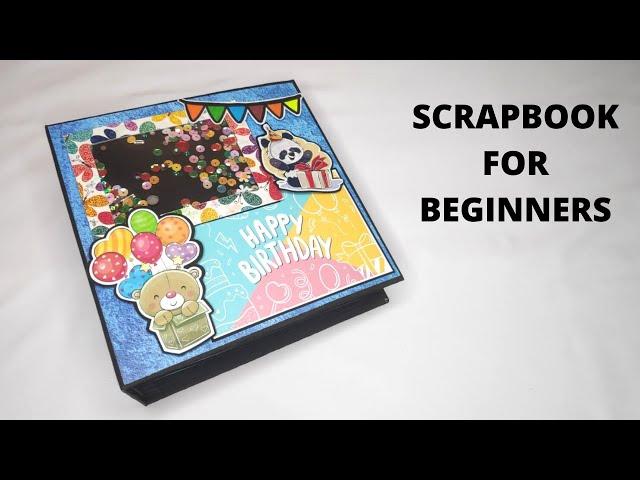 DIY Scrapbook Tutorial | Scrapbook For Beginners | How To Make Scrapbook  | Crafteholic