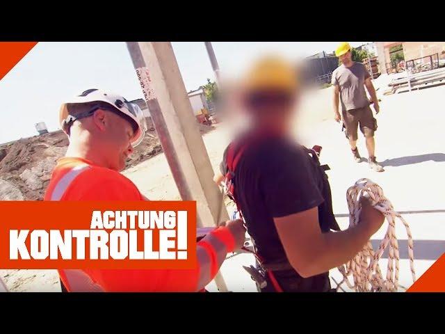 Verstoß gegen Vorschriften: Baustelle hat viele Mängel! | Achtung Kontrolle | Kabel Eins