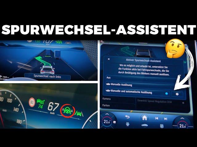 Alles zum AUTOMATISCHEN Spurwechsel-Assistenten in Deinem Mercedes!️