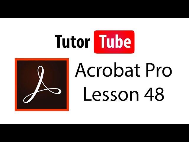 Adobe Acrobat Pro Tutorial - Lesson 48 - Stamp