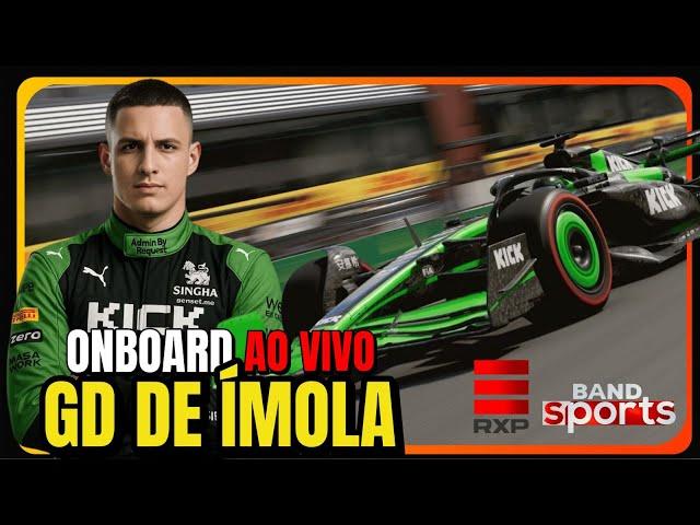 F1 2024 GAMEPLAY AO VIVO REALITY XP E BANDSPORTS | GP DE IMOLA | QUALY CURTO + 100% | ONBOARD