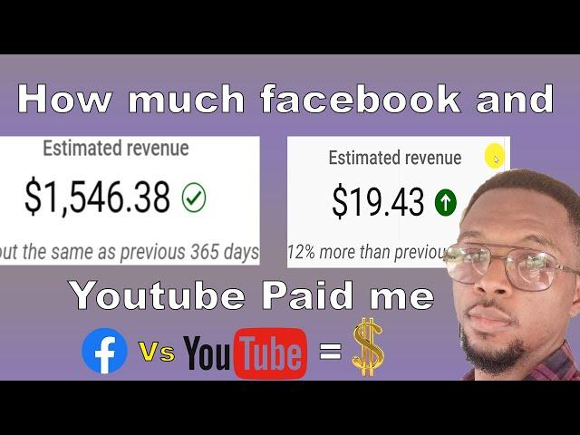 How Much Facebook and YouTube PAID Me for 7 Days views - FULL BREAKDOWN